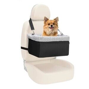Dog Car Seat for Small Pets Under 20lbs, Booster Seat with Metal Frame NEW (B5)